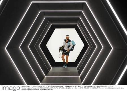 Rafael Nadal (Esp) TENNIS : BNP PARIBAS MASTERS 2015 - 05 11 2015 TennisMagazine Panoramic 
