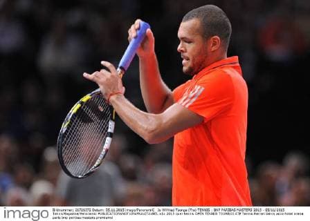 Jo Wilfried Tsonga (Fra) TENNIS : BNP PARIBAS MASTERS 2015 - 05 11 2015 TennisMagazine Panoramic 