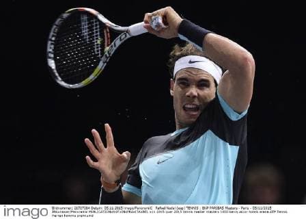 Rafael Nadal (esp) TENNIS : BNP PARIBAS Masters - Paris - 05 11 2015 JBAutissier Panoramic 