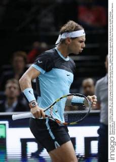Rafael Nadal wins against Kevin Anderson at the BNP Paribas Masters Bercy 2015 
