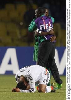 Football, Mexico v Nigeria FIFA U-17 World Cup Chile 2015. Mexico s players reacts after losing against Nigeria for the semifinals FIFA U-17 World Cup Chile 2015, at alcaldesa Ester Roa Rebolledo stadium in Concepcion, Chile. 05 11 2015. - Futbol, Mexico v Nigeria. Semifinales, Mundial Sub17. 
