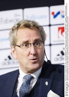 Stockholm, 06.11.2015 - Fussball - Nationalteam - Schweden - Trainer Erik Hamren präsentiert die Spieler für die nächsten Spiele der EM Quali 2015.  Copyright: LINNEAxRHEBORG BB151106LN025