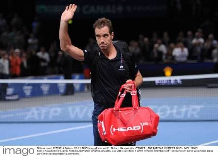 Richard Gasquet (fra) TENNIS : BNP PARIBAS MASTERS 2015 - 06 11 2015 TennisMagazine Panoramic 