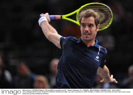 Richard Gasquet (fra) TENNIS : BNP PARIBAS MASTERS 2015 - 06 11 2015 TennisMagazine Panoramic 