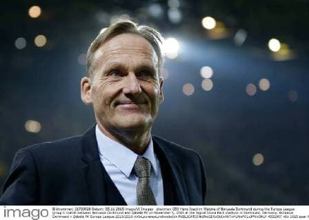 chairman CEO Hans Joachim Watzke of Borussia Dortmund during the Europa League group C match between Borussia Dortmund and Qäbälä FK on November 5, 2015 at the Signal Iduna Park stadium in Dortmund, Germany. Borussia Dortmund v Qäbälä FK Europa League 2015 2016 xVIxLaurensxLindhoutxIVx 4552087