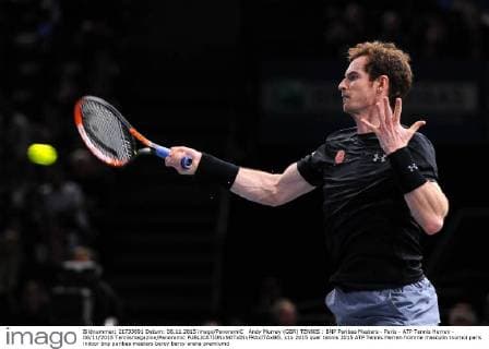 Andy Murray (GBR) TENNIS : BNP Paribas Masters - Paris - ATP Tennis Herren - 06 11 2015 Tennismagazine Panoramic 