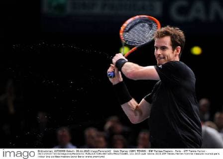 Andy Murray (GBR) TENNIS : BNP Paribas Masters - Paris - ATP Tennis Herren - 06 11 2015 Tennismagazine Panoramic 
