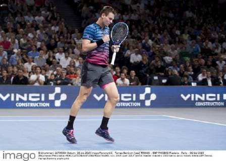 Tomas Berdych (cze) TENNIS : BNP PARIBAS Masters - Paris - 06 11 2015 JBAutissier Panoramic 