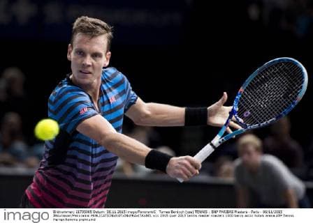 Tomas Berdych (cze) TENNIS : BNP PARIBAS Masters - Paris - 06 11 2015 JBAutissier Panoramic 