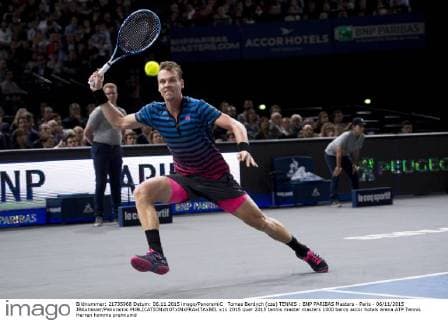 Tomas Berdych (cze) TENNIS : BNP PARIBAS Masters - Paris - 06 11 2015 JBAutissier Panoramic 