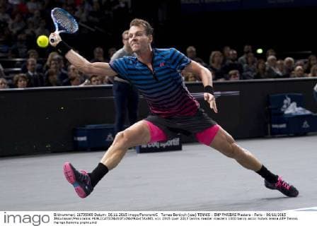 Tomas Berdych (cze) TENNIS : BNP PARIBAS Masters - Paris - 06 11 2015 JBAutissier Panoramic 