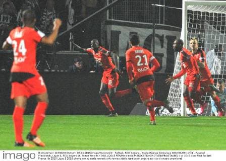 Fußball, SCO Angers - Stade Rennes Abdoulaye DOUCOURE (srfc) - Fussball Frankreich, Ligue 1, SCO Angers vs. Stade Rennes - 06 11 2015 FEP Panoramic 