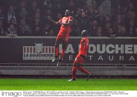 Fußball, SCO Angers - Stade Rennes Abdoulaye DOUCOURE (srfc) - Fussball Frankreich, Ligue 1, SCO Angers vs. Stade Rennes - 06 11 2015 FEP Panoramic 
