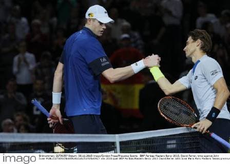 BNP Paribas Masters Bercy 2015, David Ferrer, wins against John Isner 