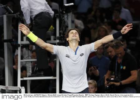 BNP Paribas Masters Bercy 2015, David Ferrer, wins against John Isner 