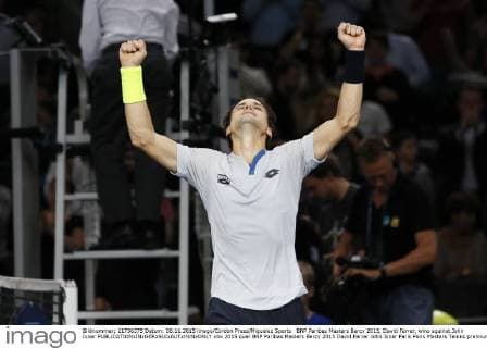 BNP Paribas Masters Bercy 2015, David Ferrer, wins against John Isner 