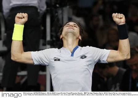 BNP Paribas Masters Bercy 2015, David Ferrer, wins against John Isner 