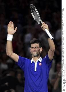 Novak Djokovic (srb) TENNIS : BNP PARIBAS Masters - Paris - 06 11 2015 JBAutissier Panoramic 