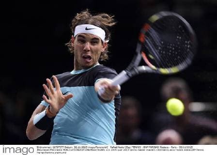 Rafael Nadal (Esp) TENNIS : BNP PARIBAS Masters - Paris - 06 11 2015 JBAutissier Panoramic 