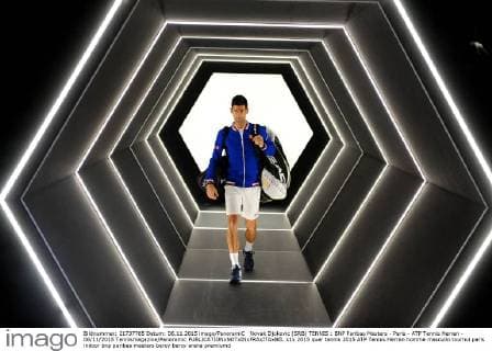 Novak Djokovic (SRB) TENNIS : BNP Paribas Masters - Paris - ATP Tennis Herren - 06 11 2015 Tennismagazine Panoramic 