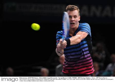 Tomas Berdych (CZE) TENNIS : BNP Paribas Masters - Paris - ATP Tennis Herren - 06 11 2015 Tennismagazine Panoramic 