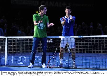 Novak Djokovic (SRB) TENNIS : BNP Paribas Masters - Paris - ATP Tennis Herren - 06 11 2015 Tennismagazine Panoramic 