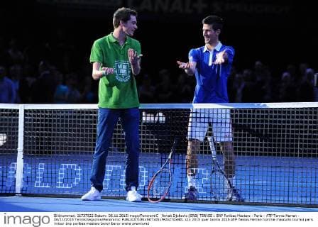 Novak Djokovic (SRB) TENNIS : BNP Paribas Masters - Paris - ATP Tennis Herren - 06 11 2015 Tennismagazine Panoramic 