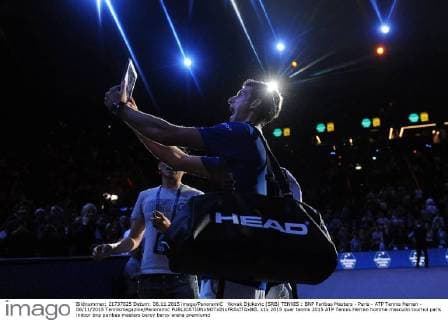 Novak Djokovic (SRB) TENNIS : BNP Paribas Masters - Paris - ATP Tennis Herren - 06 11 2015 Tennismagazine Panoramic 