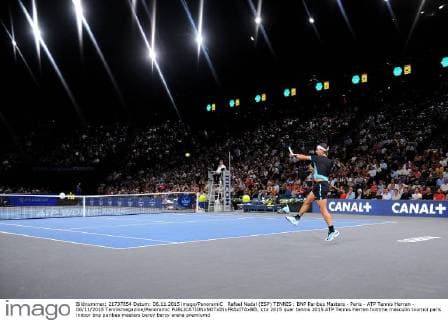 Rafael Nadal (ESP) TENNIS : BNP Paribas Masters - Paris - ATP Tennis Herren - 06 11 2015 Tennismagazine Panoramic 