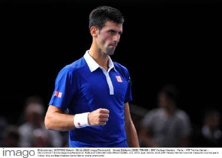 Novak Djokovic (SRB) TENNIS : BNP Paribas Masters - Paris - ATP Tennis Herren - 06 11 2015 Tennismagazine Panoramic 