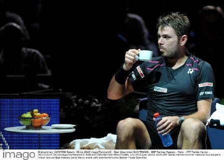 Stan Wawrinka (SUI) TENNIS : BNP Paribas Masters - Paris - ATP Tennis Herren - 06 11 2015 Tennismagazine Panoramic 