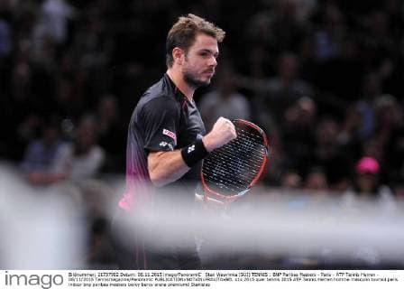 Stan Wawrinka (SUI) TENNIS : BNP Paribas Masters - Paris - ATP Tennis Herren - 06 11 2015 Tennismagazine Panoramic 