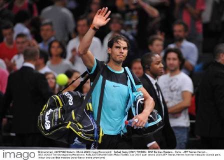 Rafael Nadal (ESP) TENNIS : BNP Paribas Masters - Paris - ATP Tennis Herren - 06 11 2015 Tennismagazine Panoramic 