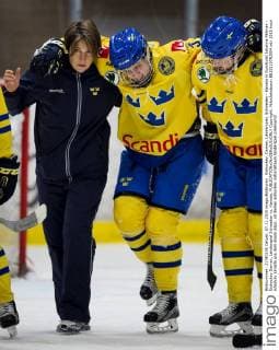 Eishockey, Damen, Länderspiel, Schweden - Kanada in Sundsvall Johanna Fällman - Eishockey Damen, Länderspiel Schweden vs. Kanada.  Copyright: NilsxJakobsson BB151107NJ004