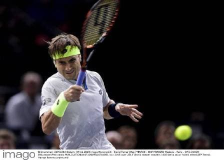 David Ferrer (Esp) TENNIS : BNP PARIBAS Masters - Paris - 07 11 2015 JBAutissier Panoramic 