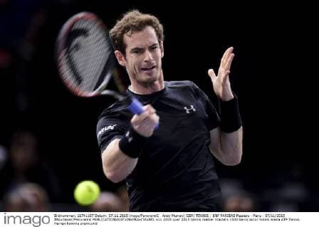 Andy Murray( GBR) TENNIS : BNP PARIBAS Masters - Paris - 07 11 2015 JBAutissier Panoramic 