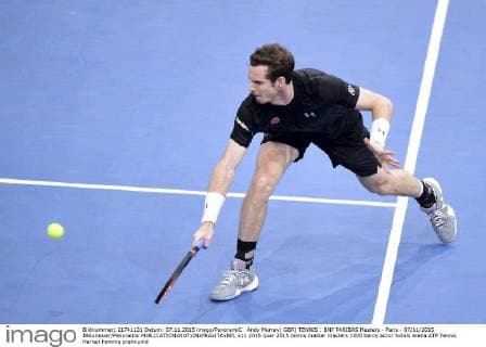 Andy Murray( GBR) TENNIS : BNP PARIBAS Masters - Paris - 07 11 2015 JBAutissier Panoramic 