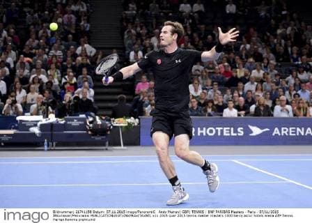 Andy Murray( GBR) TENNIS : BNP PARIBAS Masters - Paris - 07 11 2015 JBAutissier Panoramic 