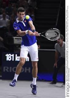 Novak Djokovic (srb) TENNIS : BNP PARIBAS Masters - Paris - 07 11 2015 JBAutissier Panoramic 