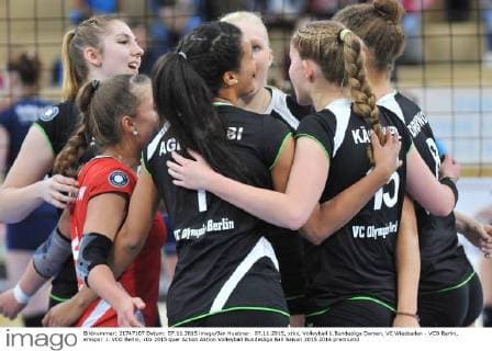07.11.2015, xtkx, Volleyball 1.Bundesliga Damen, VC Wiesbaden - VCO Berlin, emspor .l. VCO Berlin,