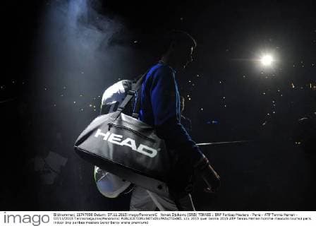 Novak Djokovic (SRB) TENNIS : BNP Paribas Masters - Paris - ATP Tennis Herren - 07 11 2015 Tennismagazine Panoramic 