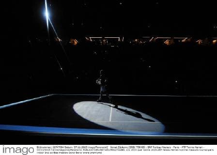 Novak Djokovic (SRB) TENNIS : BNP Paribas Masters - Paris - ATP Tennis Herren - 07 11 2015 Tennismagazine Panoramic 