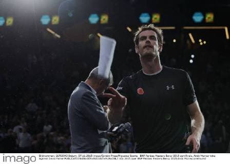 BNP Paribas Masters Bercy 2015 semifinals, Andy Murray wins against David Ferrer 