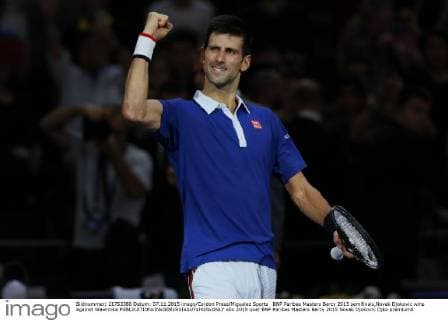 BNP Paribas Masters Bercy 2015 semifinals,Novak Djokovic wins against Wawrinka 