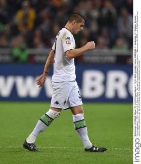 07.11.2015, Fussball, Saison 2015 2016, 1. Bundesliga, 12. Spieltag, Borussia Mönchengladbach - FC Ingolstadt 0:0, Granit Xhaka (Borussia Moenchengladbach) nach seinem Platzverweis