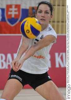 08.11.2015, xtkx, Volleyball 1.Bundesliga Damen, VC Wiesbaden - Ladies in Black Aachen, emspor .l. Silvia Baradel (Ladies in Black),