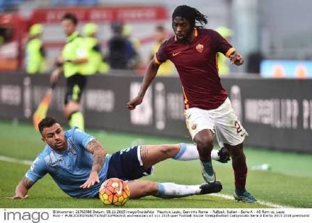 Mauricio Lazio, Gervinho Roma - Fußball, Italien - Serie A - AS Rom vs. Lazio Rom - andreaxstaccioli