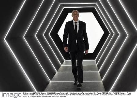 Fotoshooting mit Turnierdirektor Guy Forget TENNIS : BNP PARIBAS Masters - Finale - Paris - 08 11 2015 JBAutissier Panoramic 