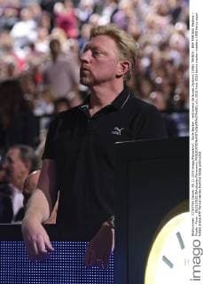 Boris Becker - entraineur de Novak Djokovic (SRB) TENNIS : BNP PARIBAS Masters - Finale - Paris - 08 11 2015 JBAutissier Panoramic 