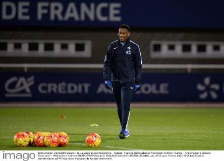 Fußball, Training Nationalteam Frankreich Anthony Martial - Training Nationalteam Frankreich - 09 11 2015 AnthonyBIBARD FEP Panoramic 